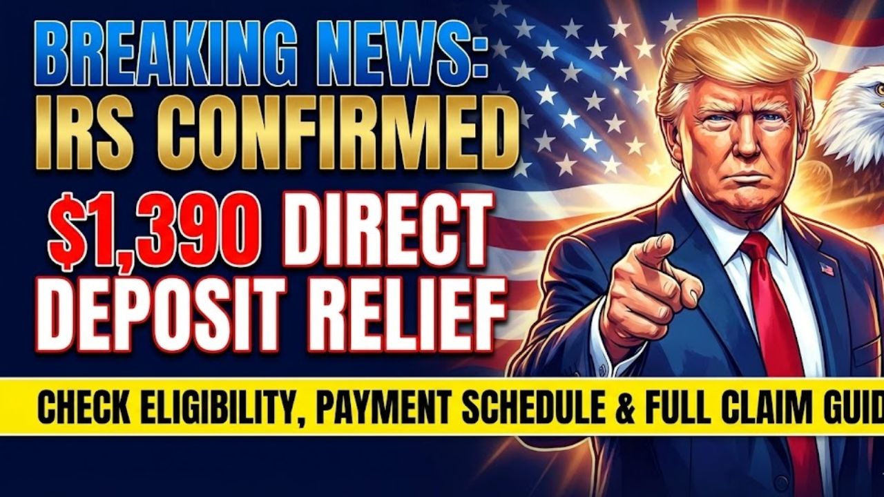 IRS Confirms $1,390 Direct Deposit Payments Coming in December 2025